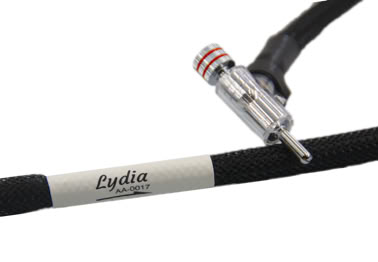 Lydia speaker cable with banana terminations