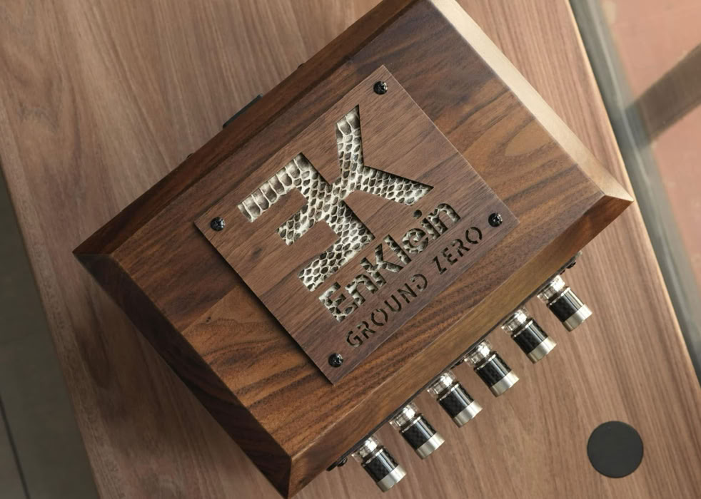 Ground zero total system ground, shown in walnut