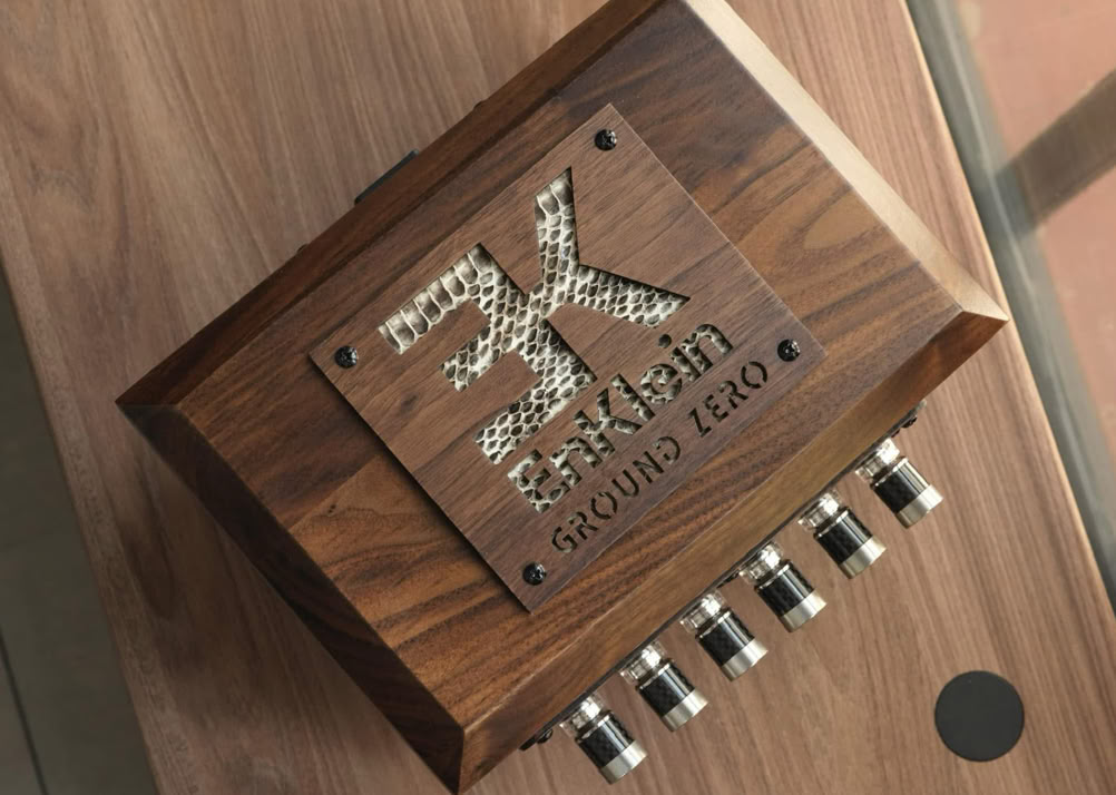 Ground zero total system ground, shown in walnut